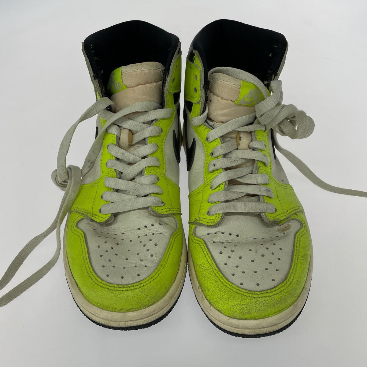 スニーカー AIR JORDAN 1 RETRO HIGH OG volt/black 25.5cm (US7 1/2 UK7 EU41) グリーン