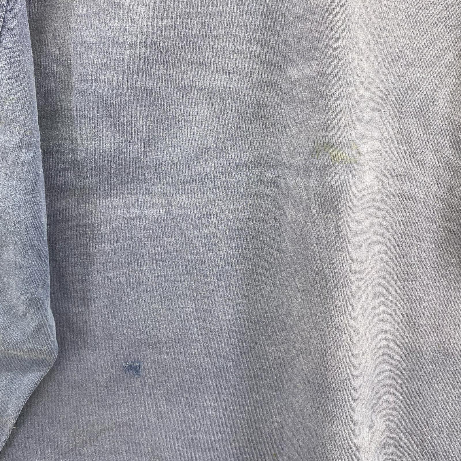 長袖Ｔシャツ 80s Shadow Man 刺繍ロゴ ラガーシャツ (L) 紺 L