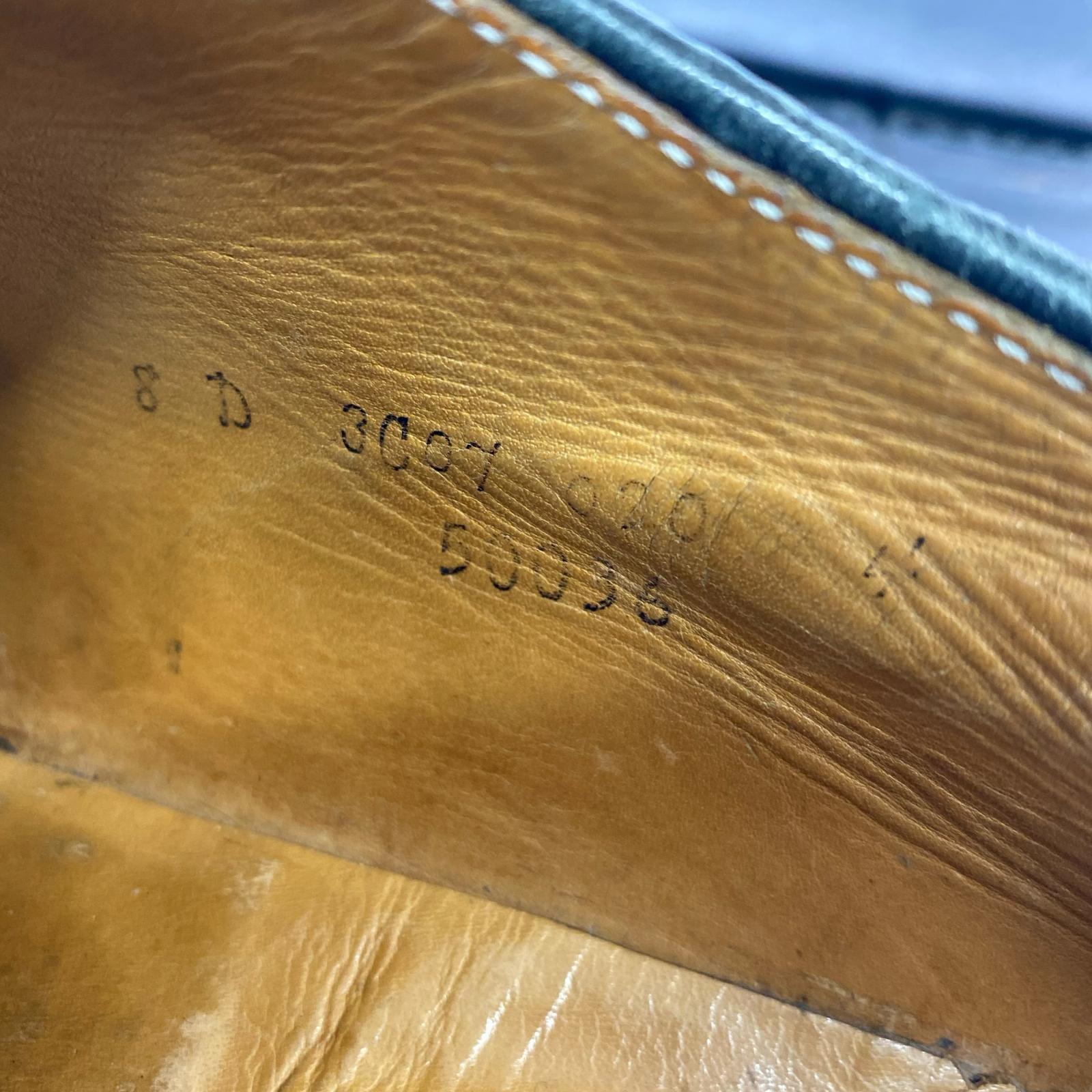 ブーツ ×Brooks Brother コードバン オールデン プレーントゥ ブラック