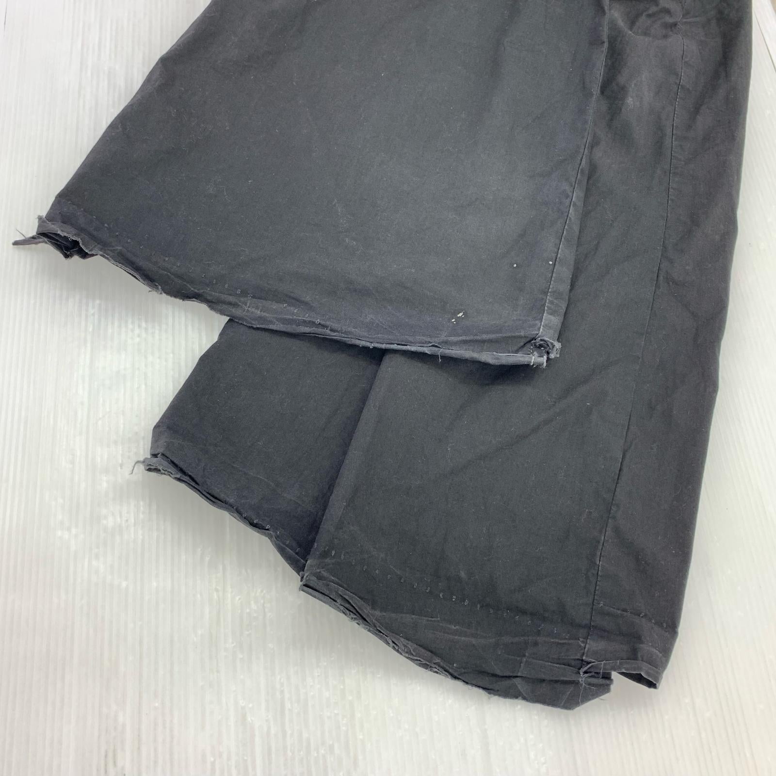 パンツ SWAMPGOD デストロイフレアパンツ ブラック