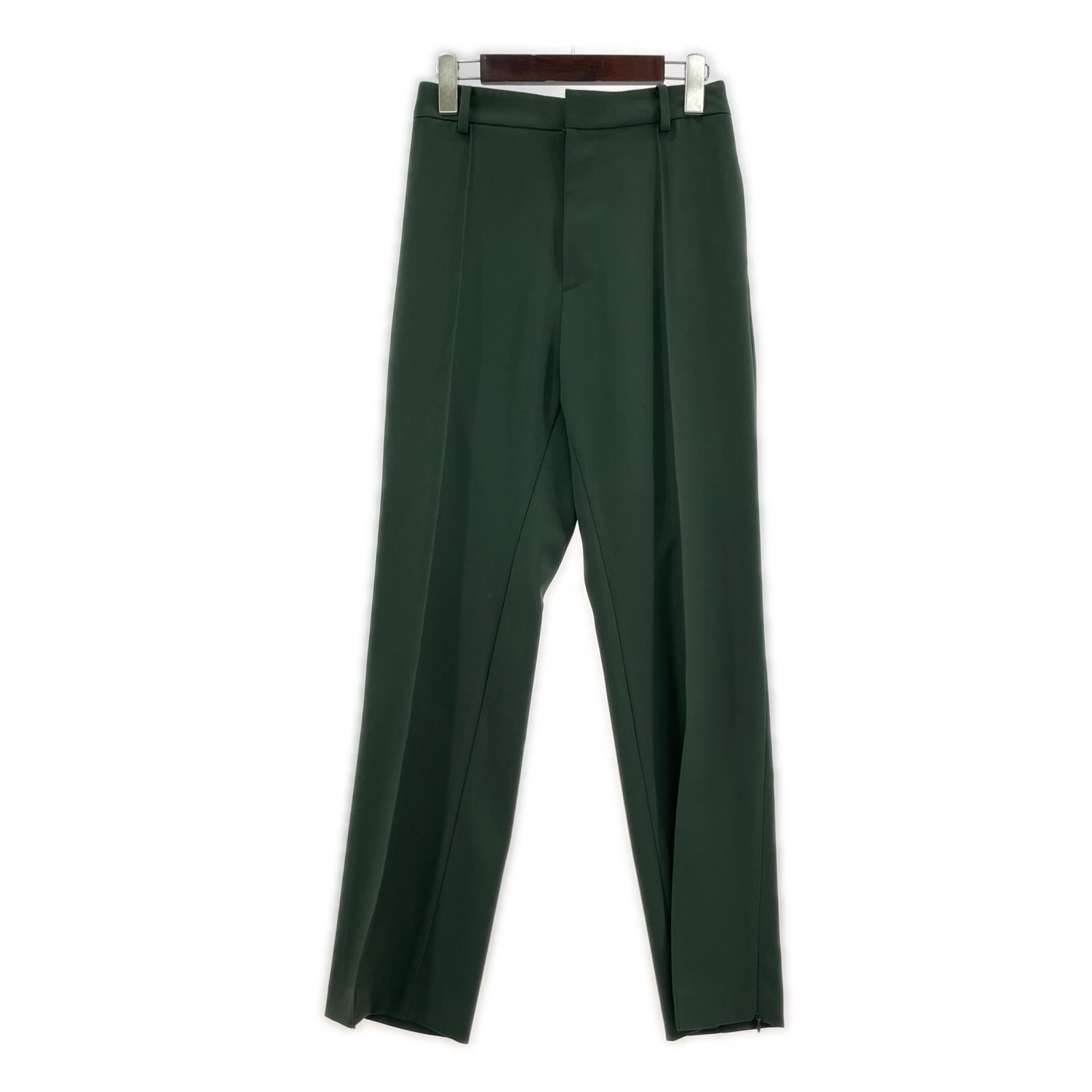 パンツ col Pierrot グリーン　スリッド　パンツ 36 グリーン