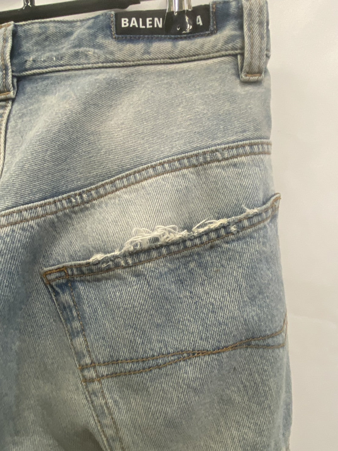 22AW PULL-UP TROUSERS ﾜｲﾄﾞﾃﾞﾆﾑﾊﾟﾝﾂ (S)