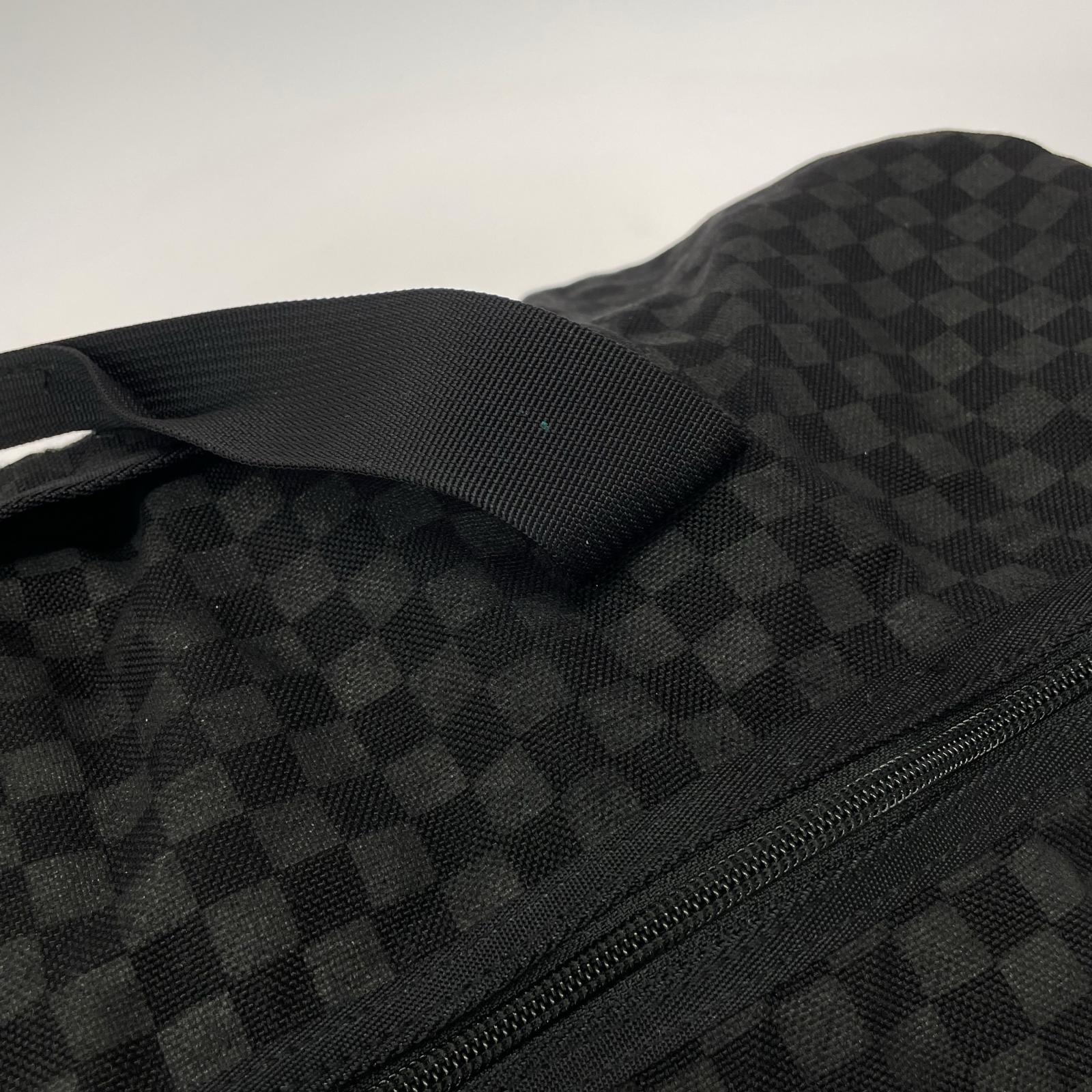 ショルダーバッグ Duffle Bag CORDURA チェック柄 黒 ブラック