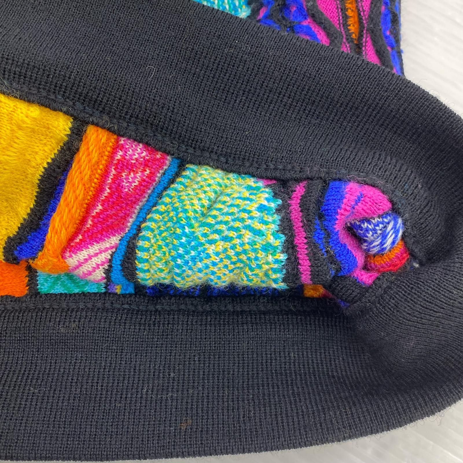 ニット COOGI　3Dニット AUS製 M マルチカラー