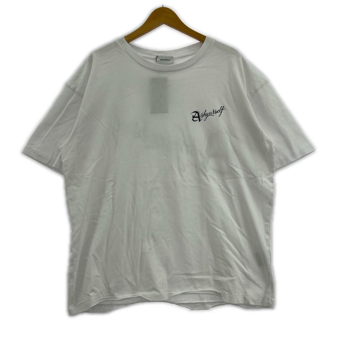 半袖Ｔシャツ ASKYURSELF S/Sｶｯﾄｿｰ ﾎﾜｲﾄ (M） M ホワイト