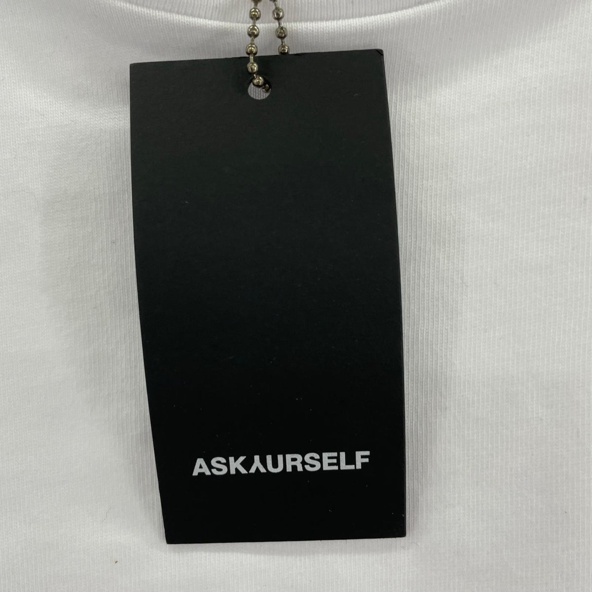 半袖Ｔシャツ ASKYURSELF S/Sｶｯﾄｿｰ ﾎﾜｲﾄ (M） M ホワイト