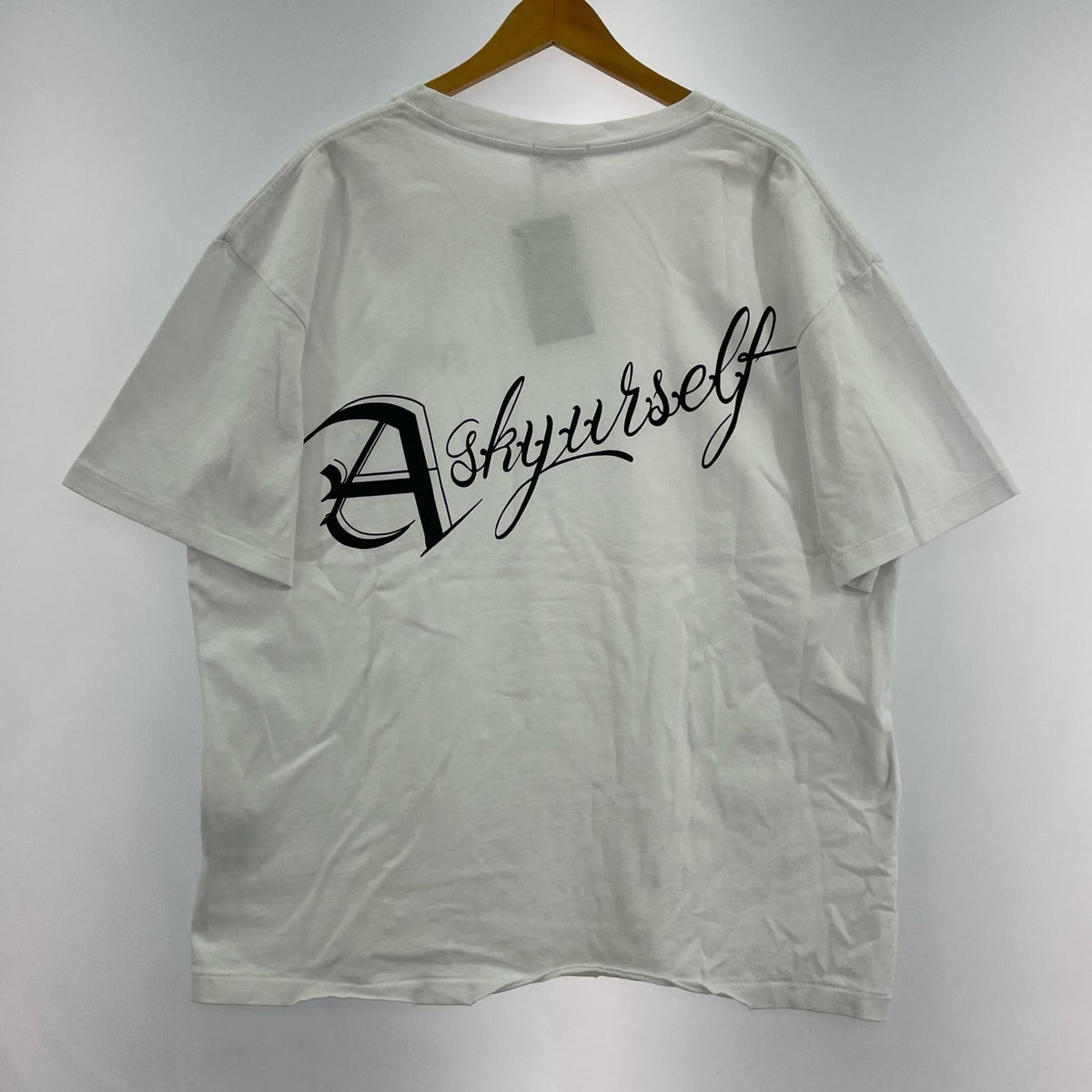 半袖Ｔシャツ ASKYURSELF S/Sｶｯﾄｿｰ ﾎﾜｲﾄ (M） M ホワイト