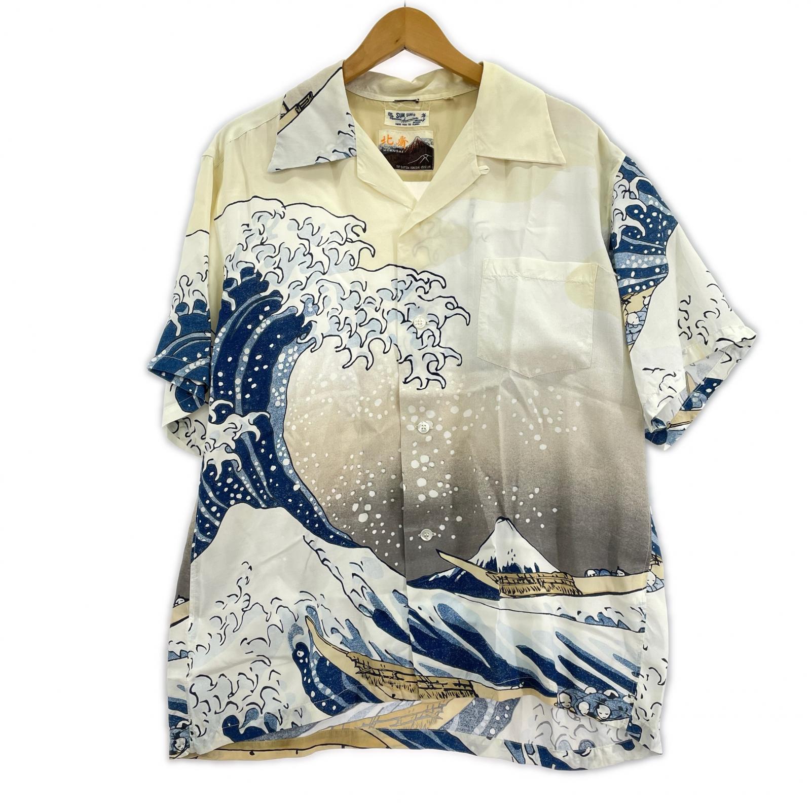半袖シャツ 葛飾北斎 SPECIAL EDITION アロハシャツ (L) L