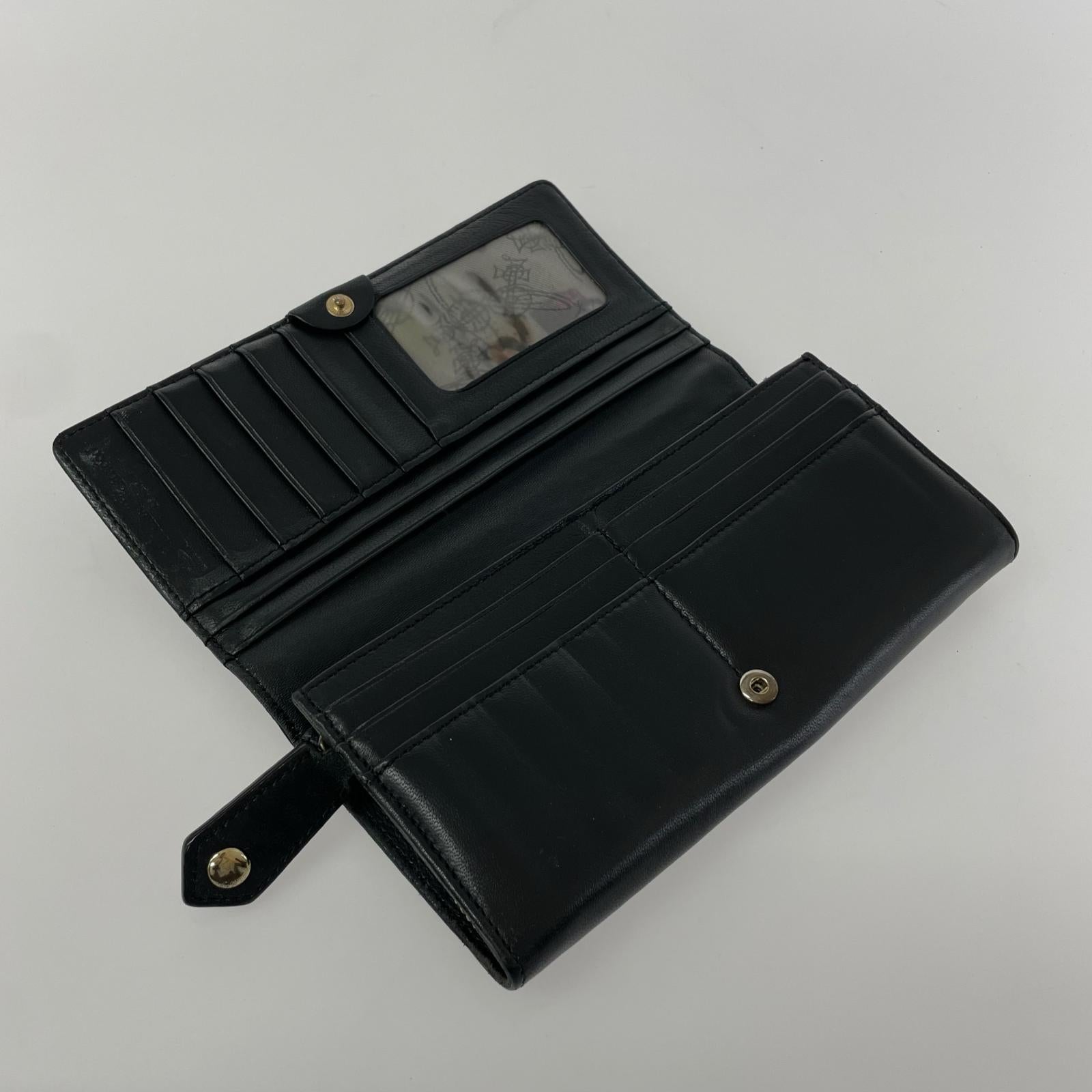 長財布 ブラック ブラック