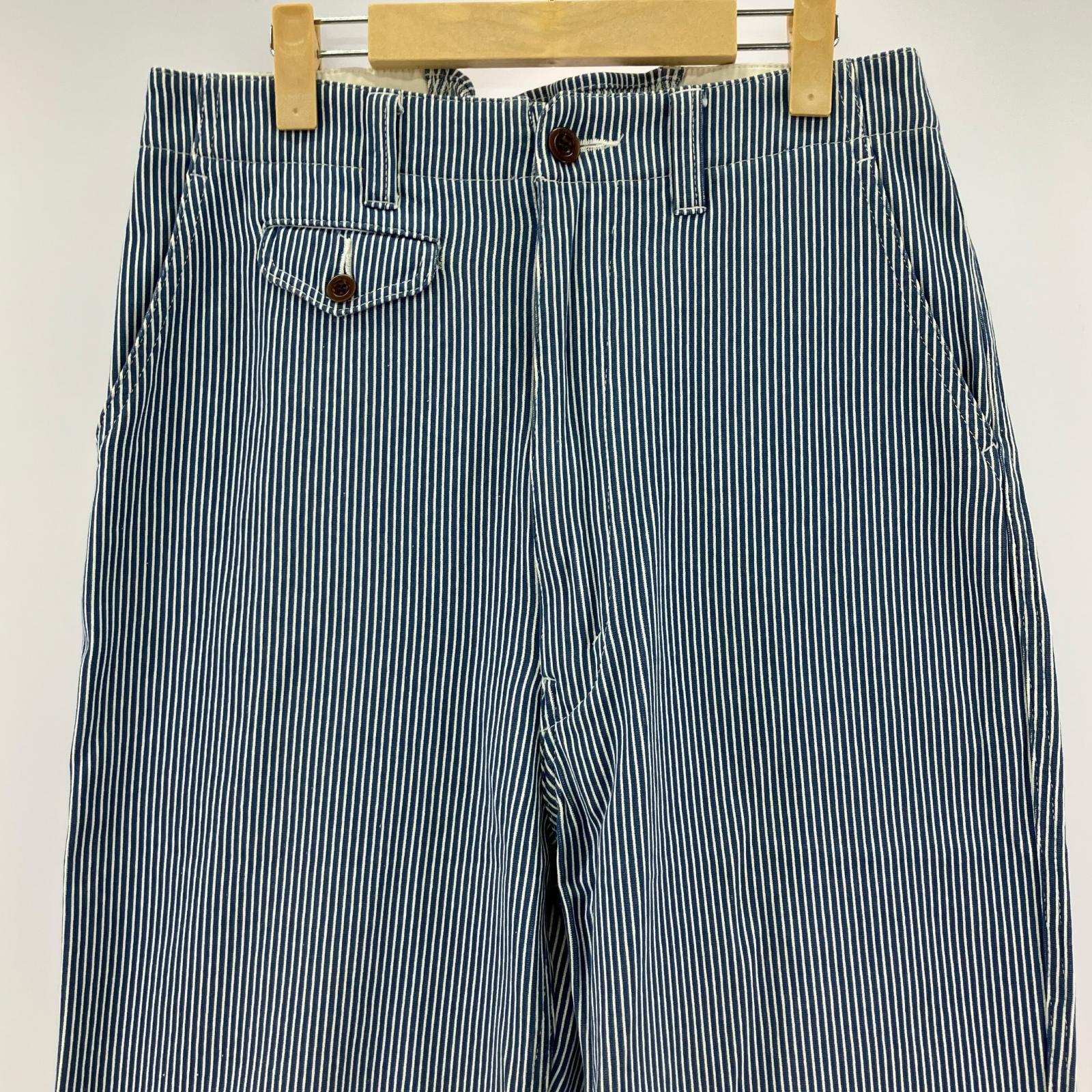 パンツ 13AW ヒッコリーワークパンツ XS