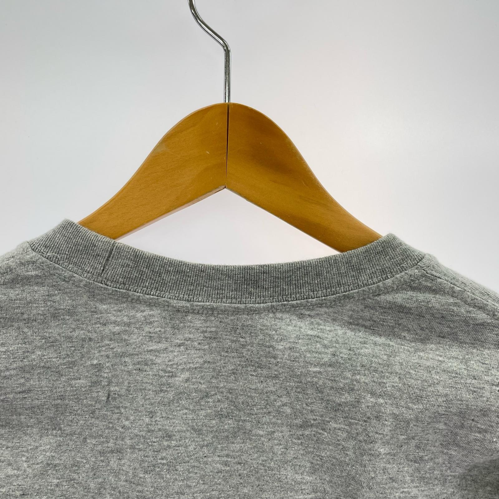長袖Ｔシャツ フロントプリントTEE グレー L グレー