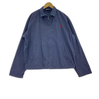 ブルゾン 80s 三角タグ スイングトップ 紺 (L) L ネイビー