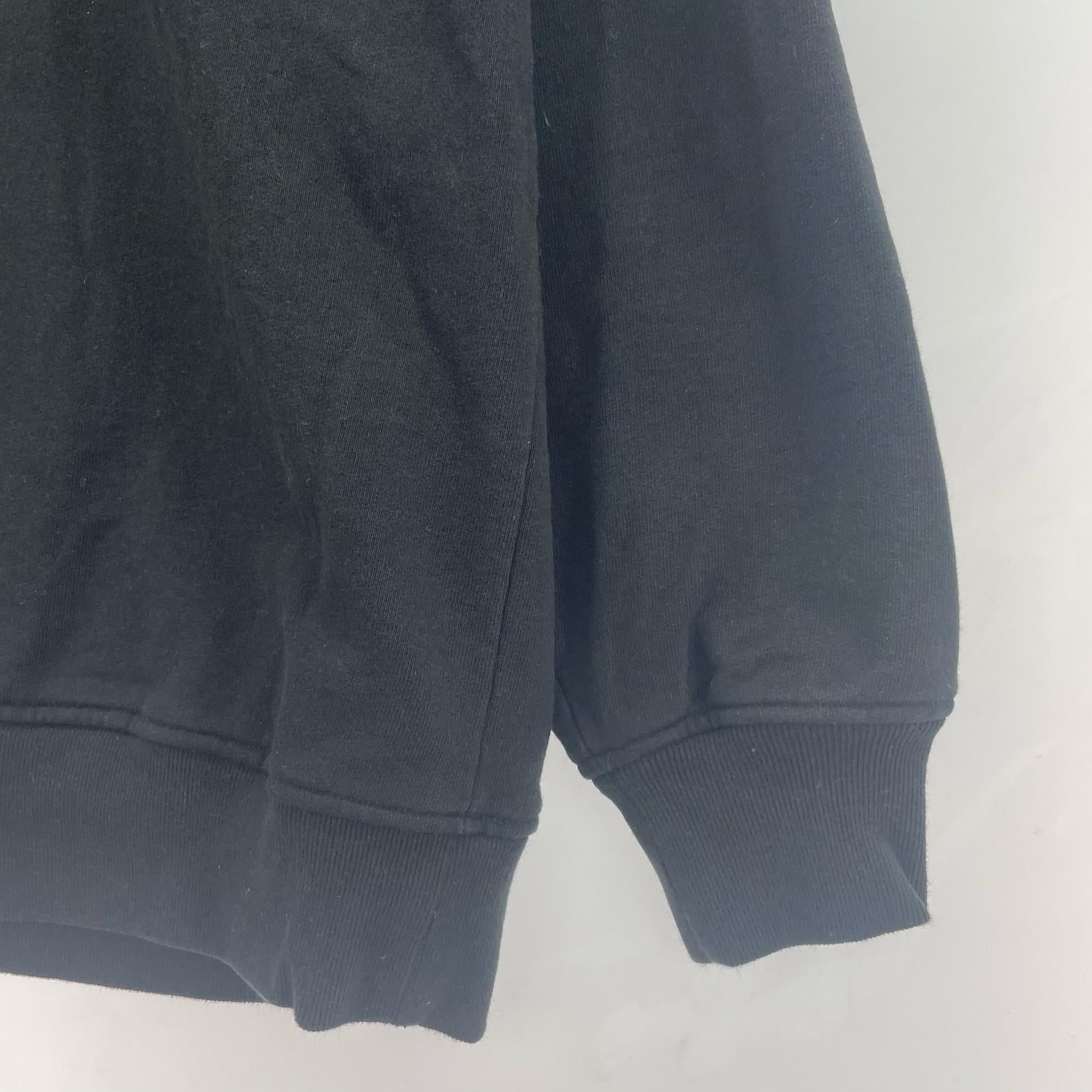 スウェット 24SS コットン裏毛 クルーネック 黒 (3) 3 ブラック