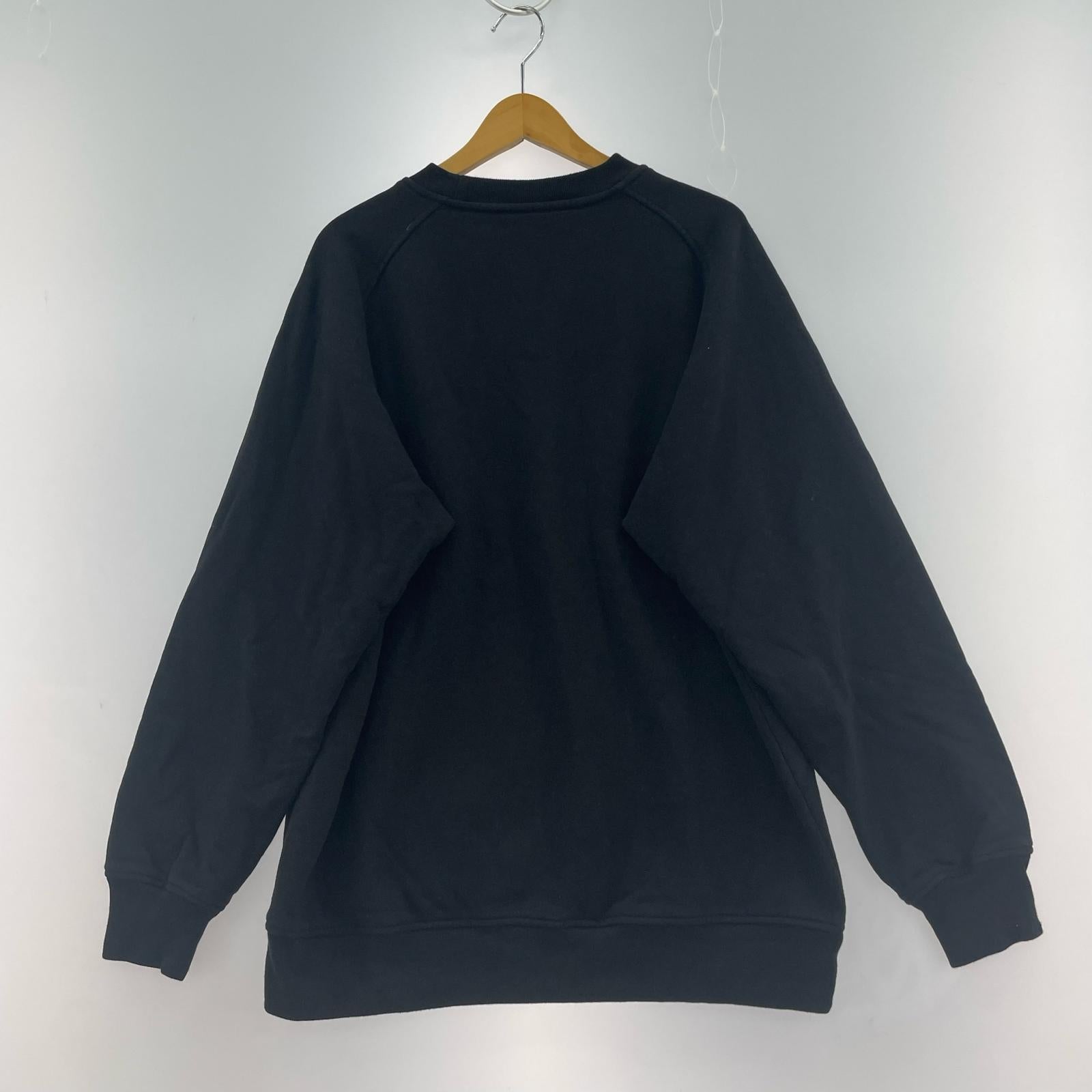 スウェット 24SS コットン裏毛 クルーネック 黒 (3) 3 ブラック