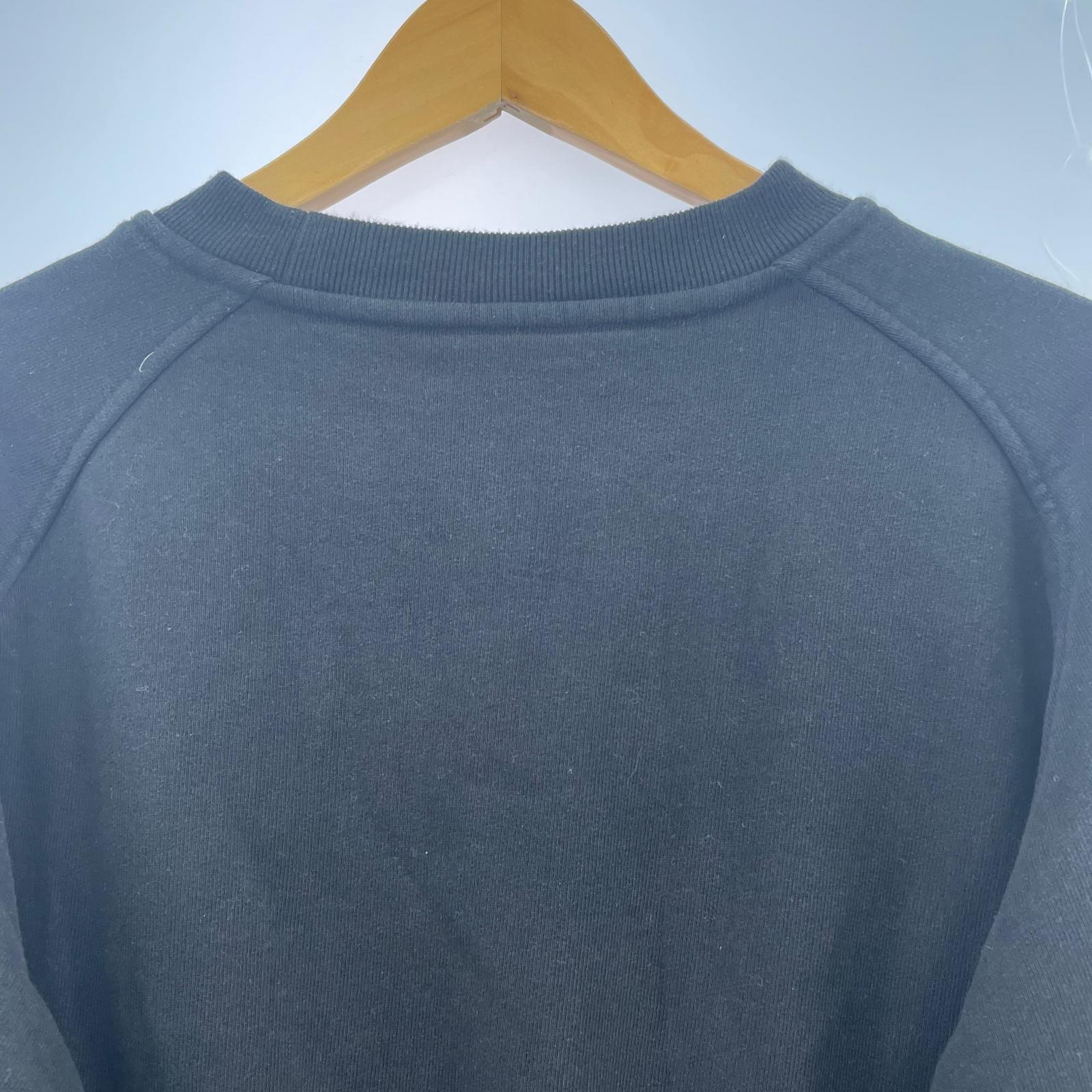 スウェット 24SS コットン裏毛 クルーネック 黒 (3) 3 ブラック