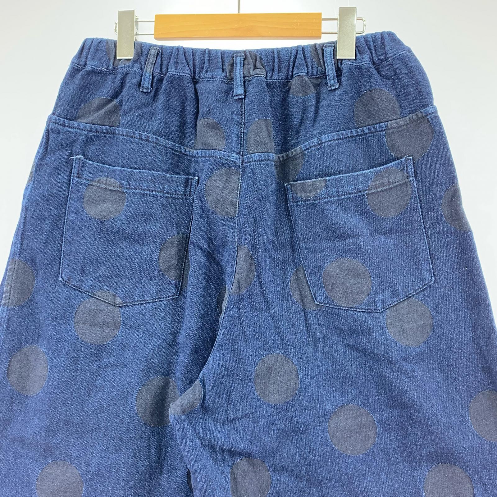 デニムパンツ ドット ワイド インディゴ 2