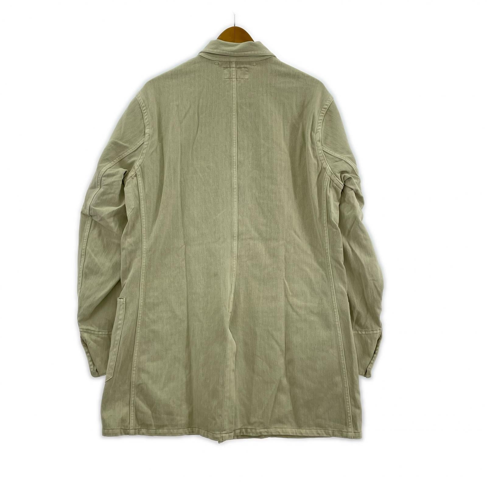 ジャケット RRL ガーメントダイドニット ヘリンボーン ショップコート S ベージュ