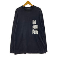 長袖Ｔシャツ Alexander Wang L/SプリントTee Ｍ ブラック M ブラック