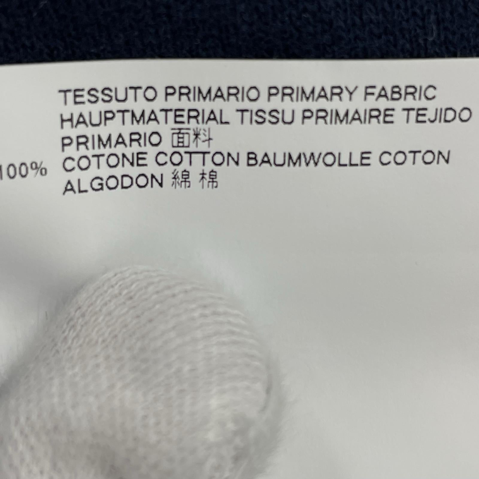 パーカー MAISON MARGIELA 10 プリントPOパーカー 48 ネイビー 48 ネイビー