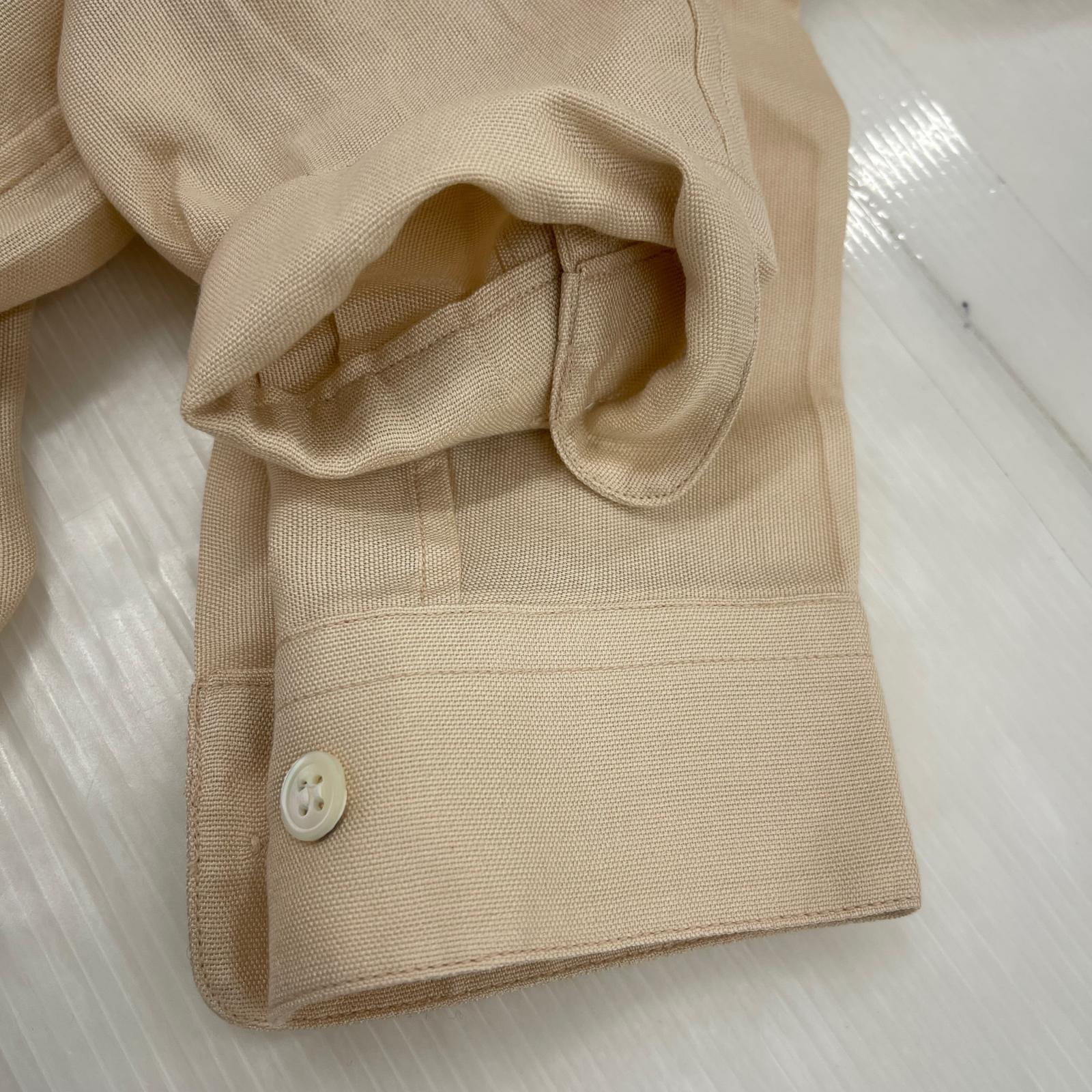 長袖シャツ ISSEY MIYAKE IM レーヨン デザインシャツ ピンク M ピンク