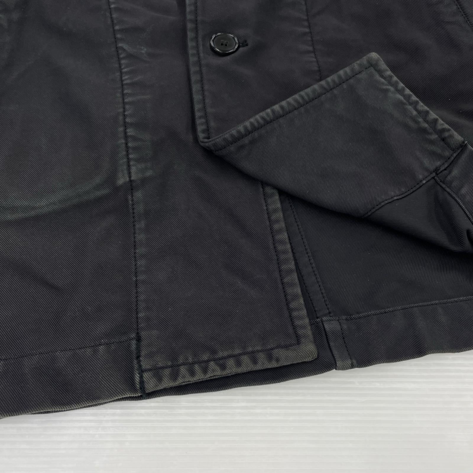 ジャケット COMME des GARCONS SHIRT 製品染ステンカラーコート XS ブラック ブラック