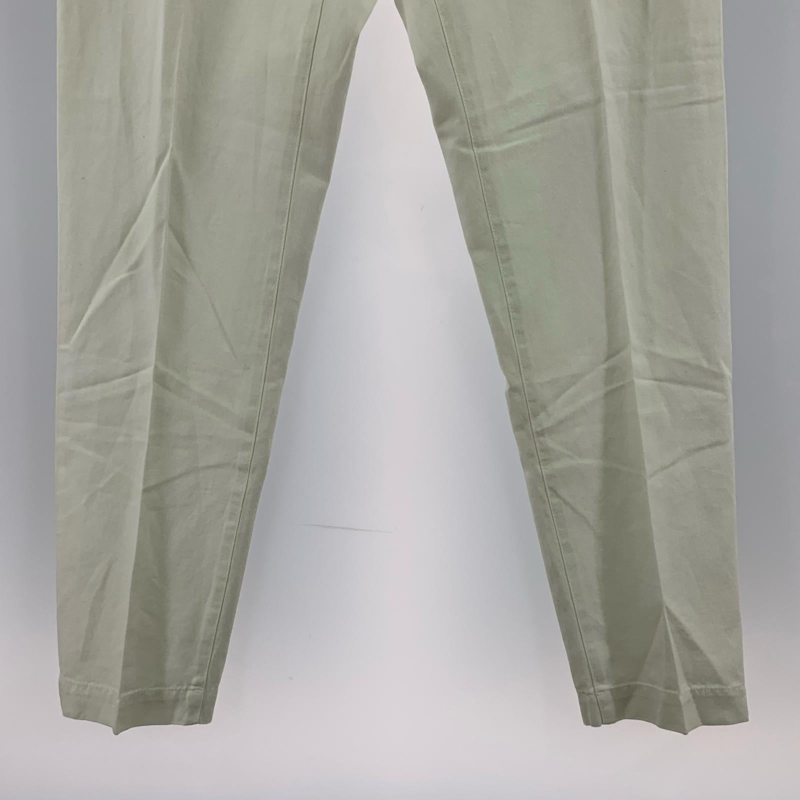 パンツ DRIES VAN NOTEN コットンリネンスラックス 46 アイボリー 46