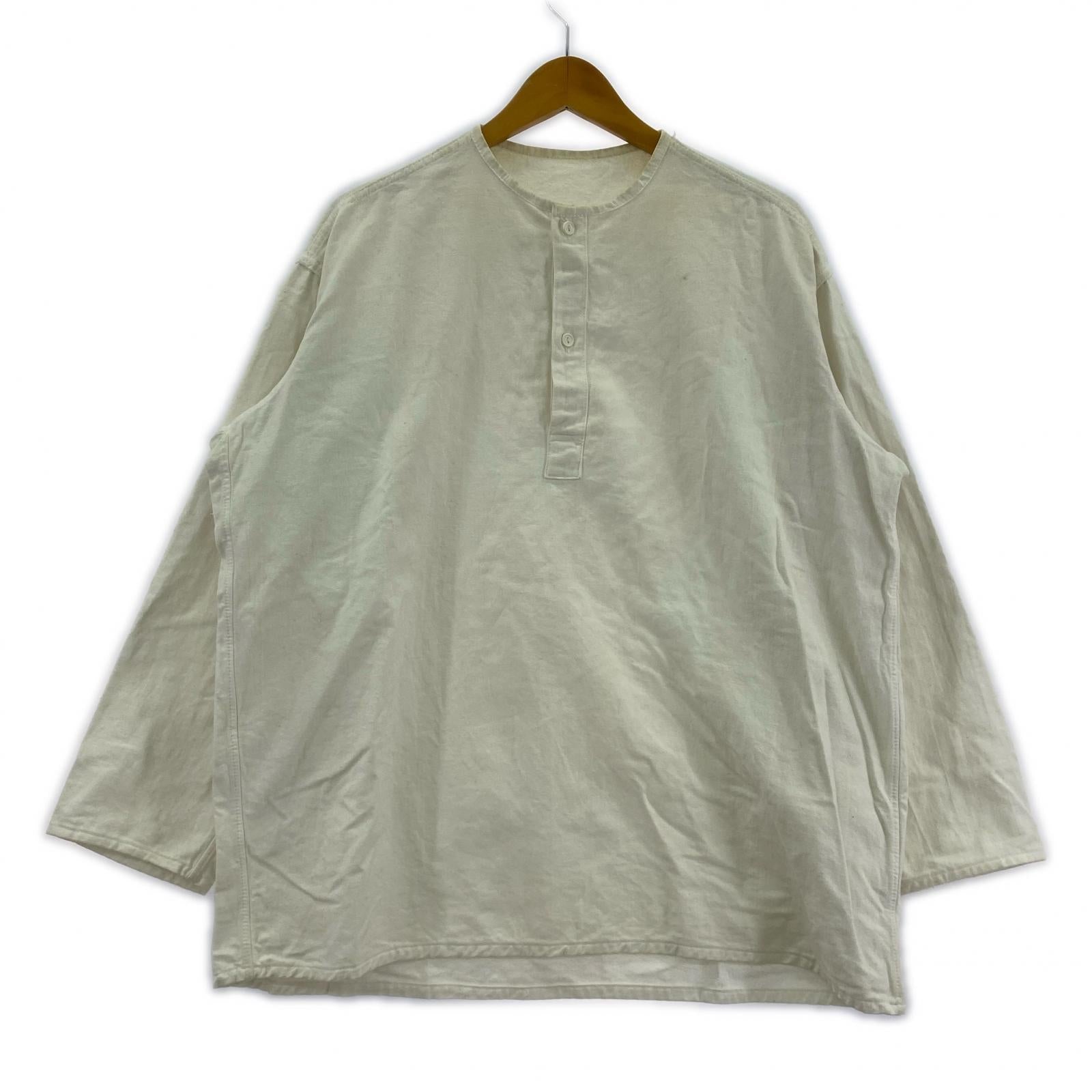 長袖シャツ スリーピングシャツ　白 ホワイト