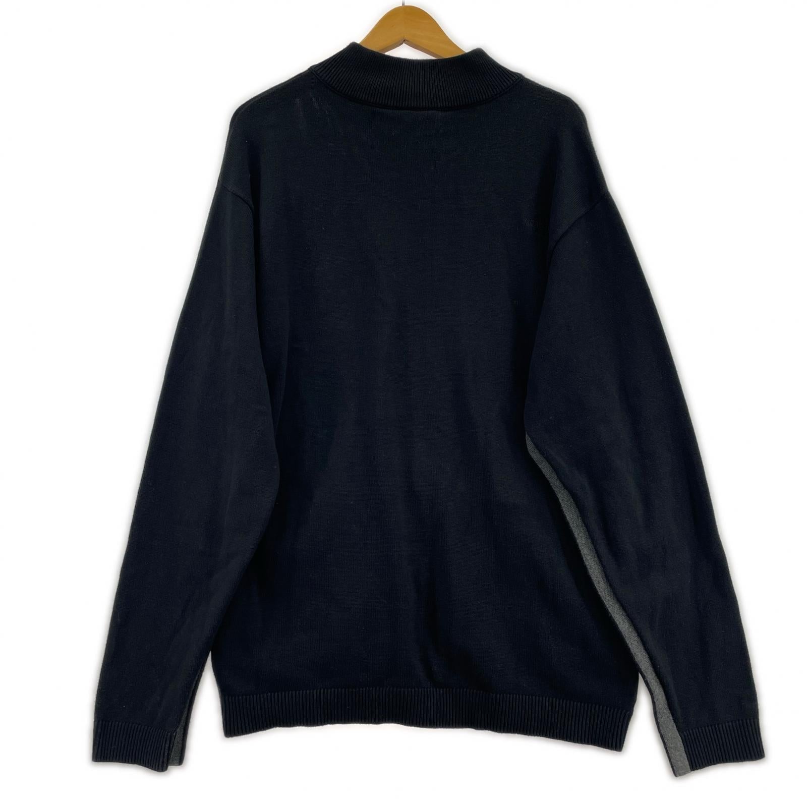 ジャケット DACRON QD SWEATER FULL ZIP (XL) 黒 ブラック