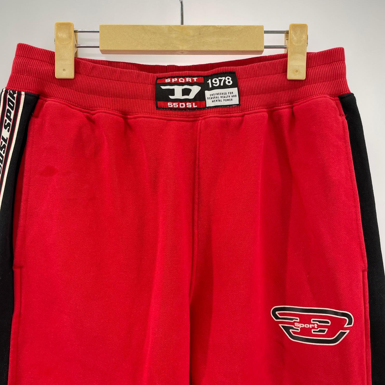 パンツ スウェットパンツ 赤 L レッド