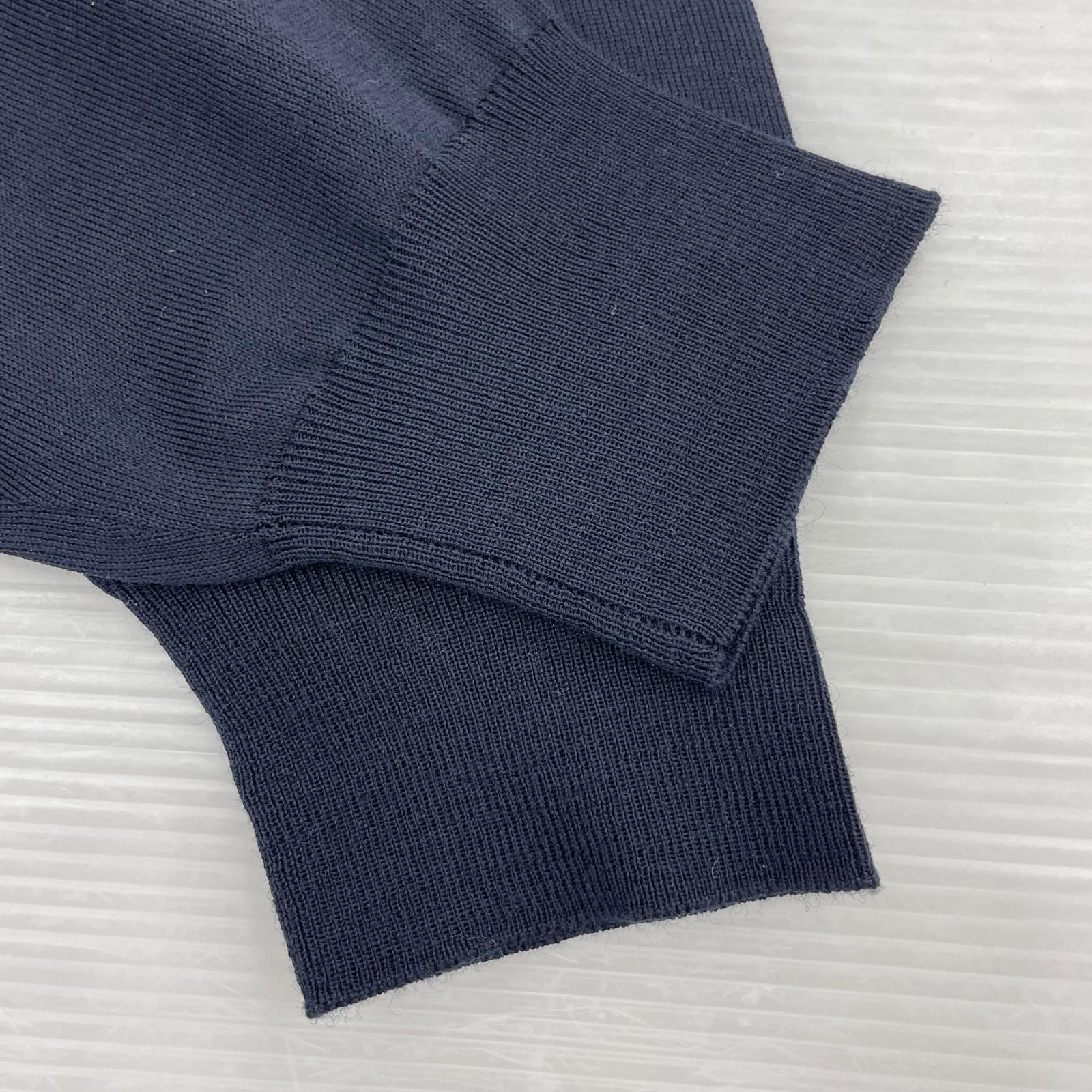 24AW Cleric Knit Polo Shirt 36 NVY