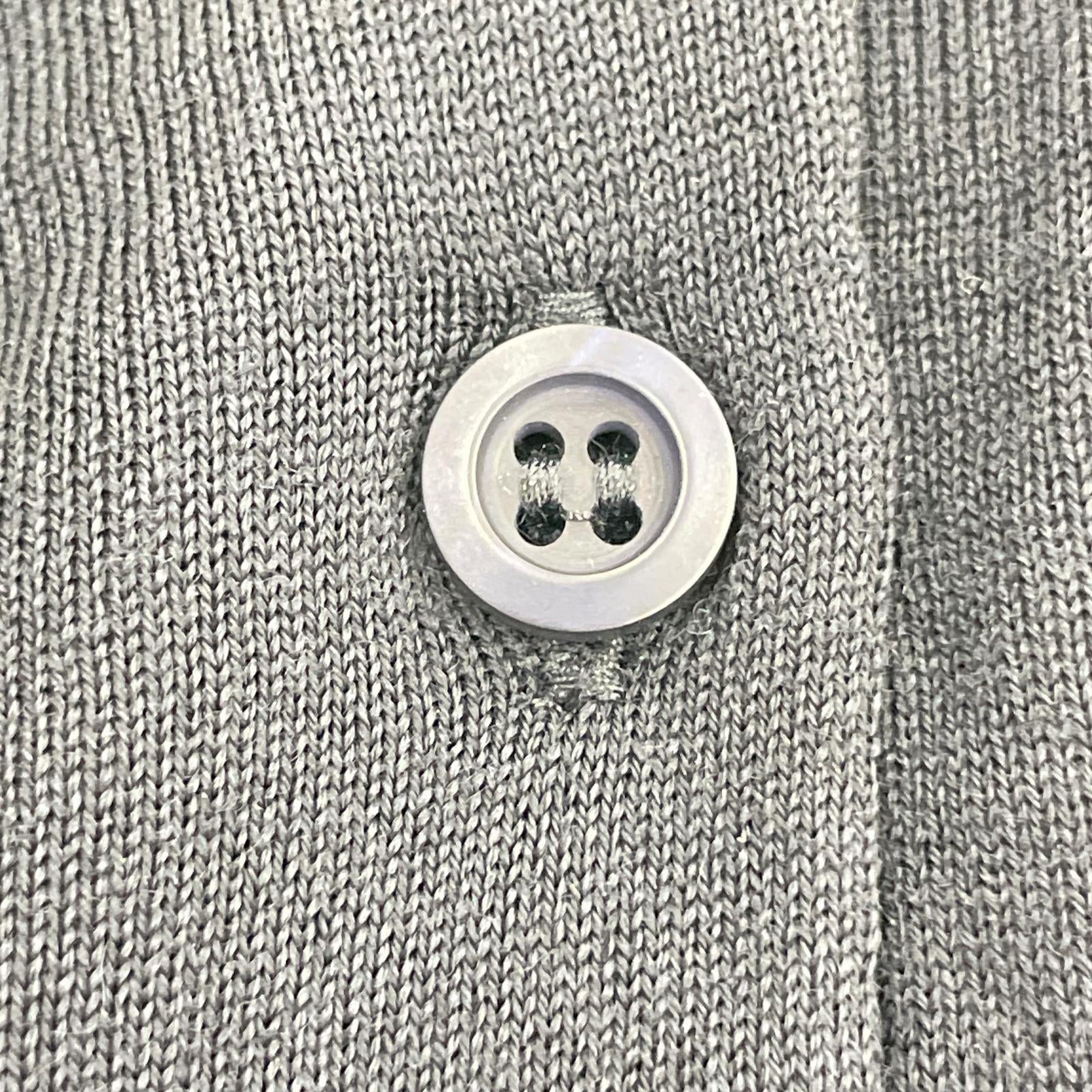 24AW Cleric Knit Polo Shirt 36 NVY