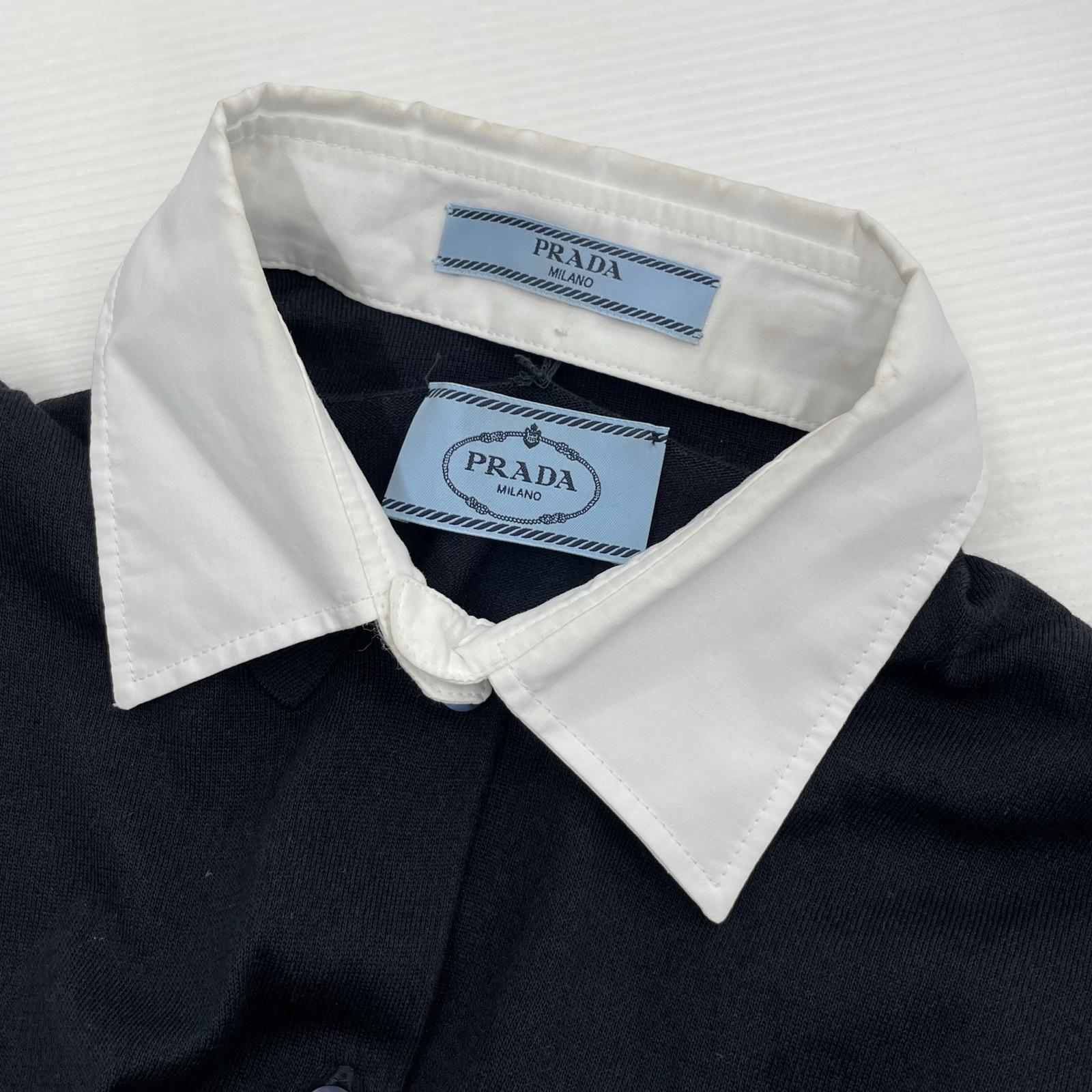 24AW Cleric Knit Polo Shirt 36 BLK DNA02S S000 14HB