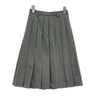 24AW Wool Pleats Skirt 36 GRY