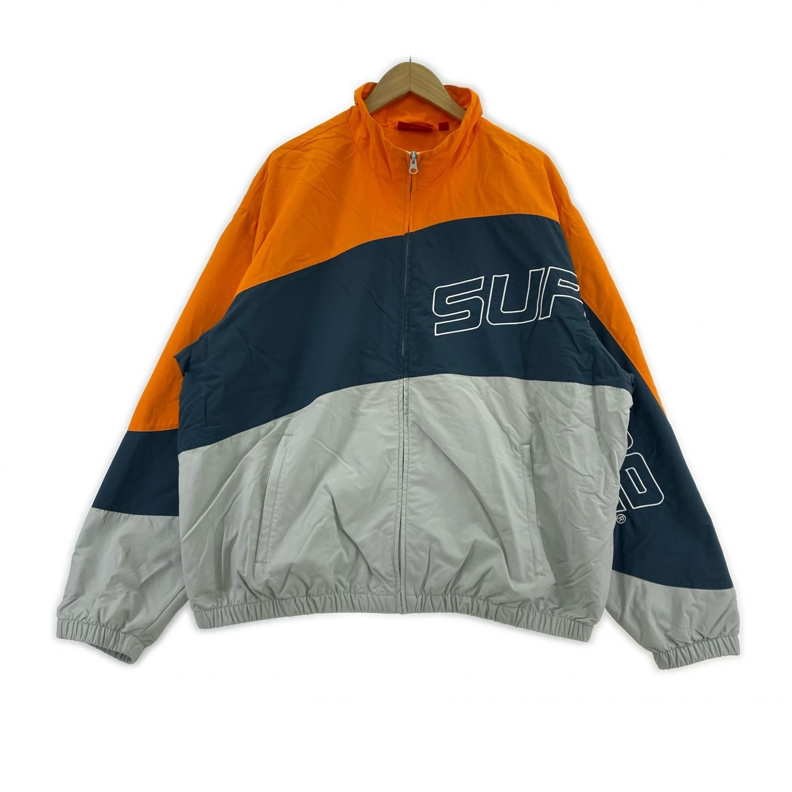ブルゾン 24SS Curve Track Jacket オレンジ青グレー (L) L