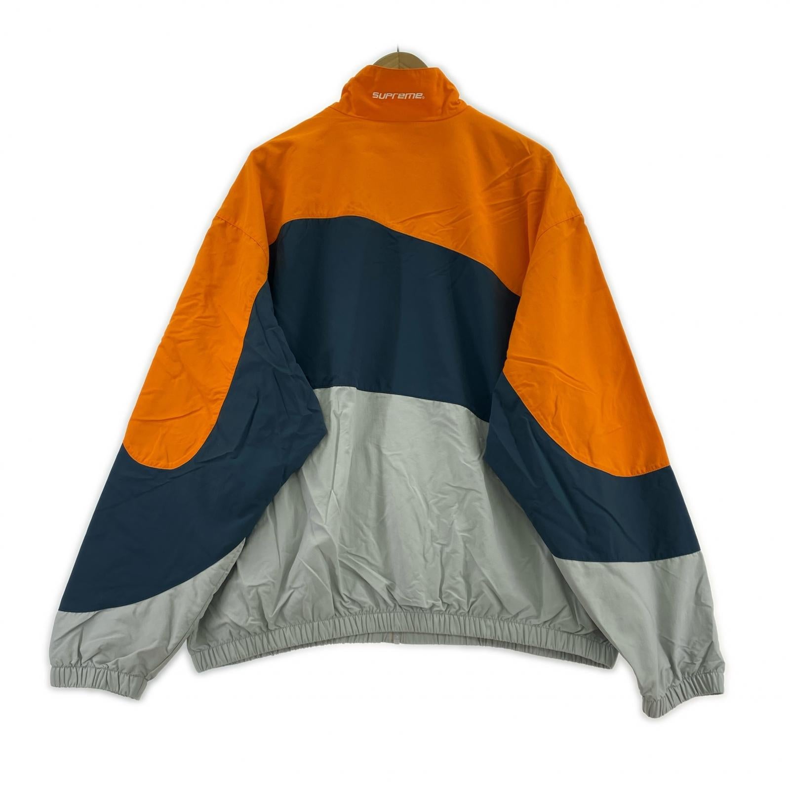 ブルゾン 24SS Curve Track Jacket オレンジ青グレー (L) L