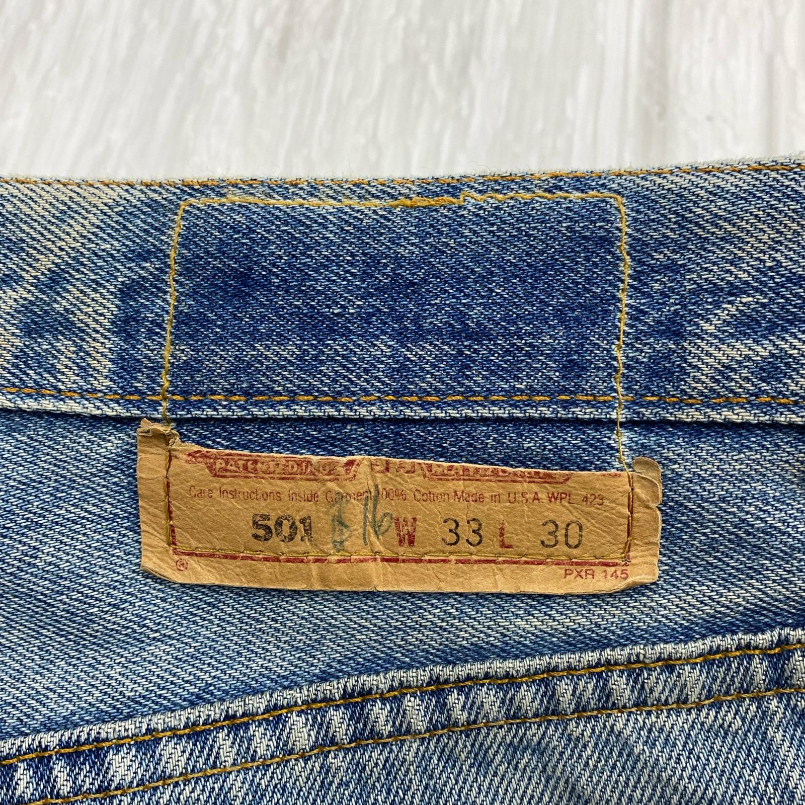 デニムパンツ 90s USA製 501 (33) 33 ブルー