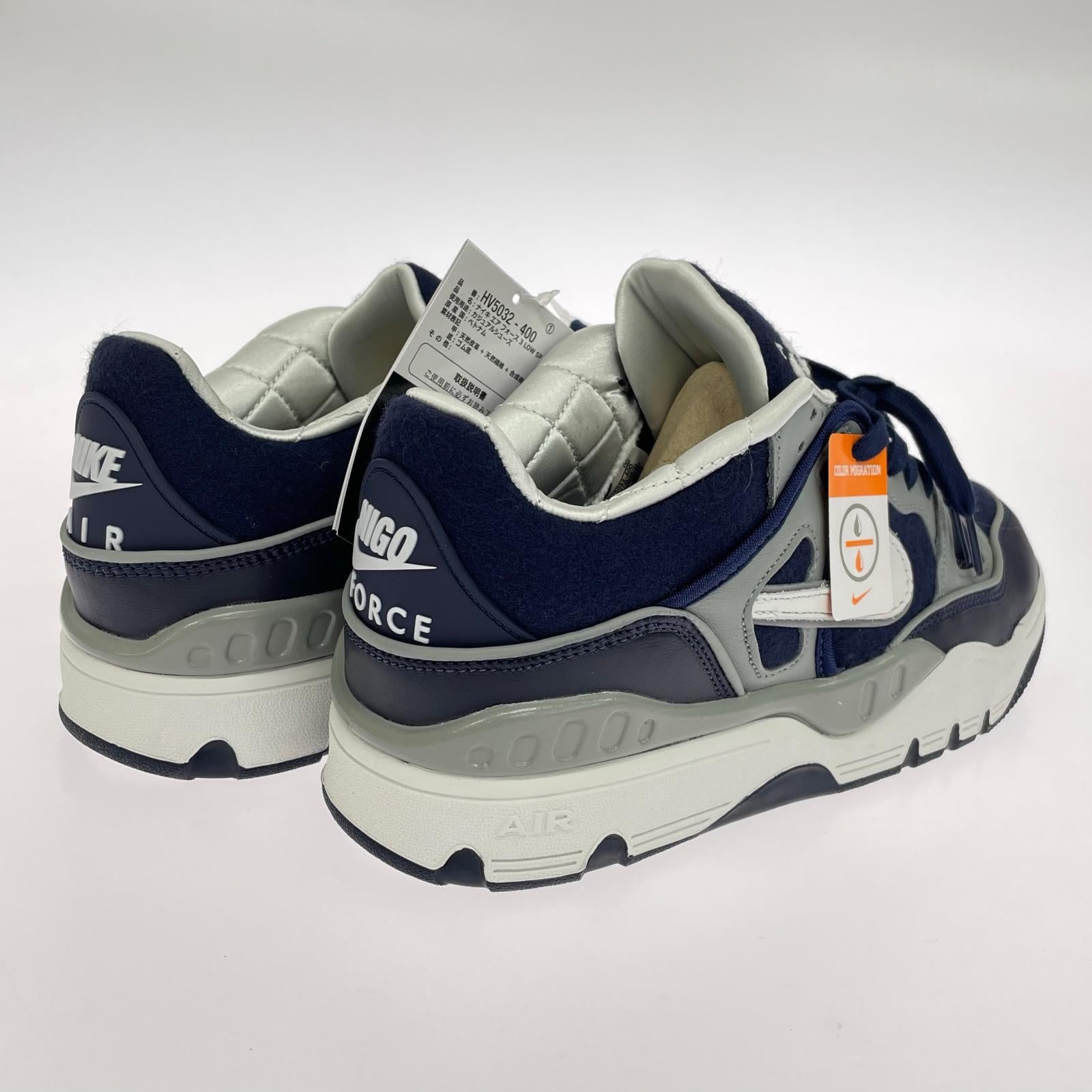 スニーカー NIKE 26SS NIGO×Nike Air Force 3 Low SP 28.0 ネイビー 28cm (US10 UK9 1/2 EU46)