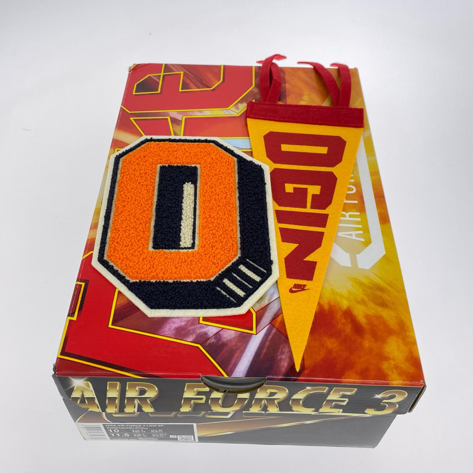 スニーカー NIKE 26SS NIGO×Nike Air Force 3 Low SP 28.0 ネイビー 28cm (US10 UK9 1/2 EU46)