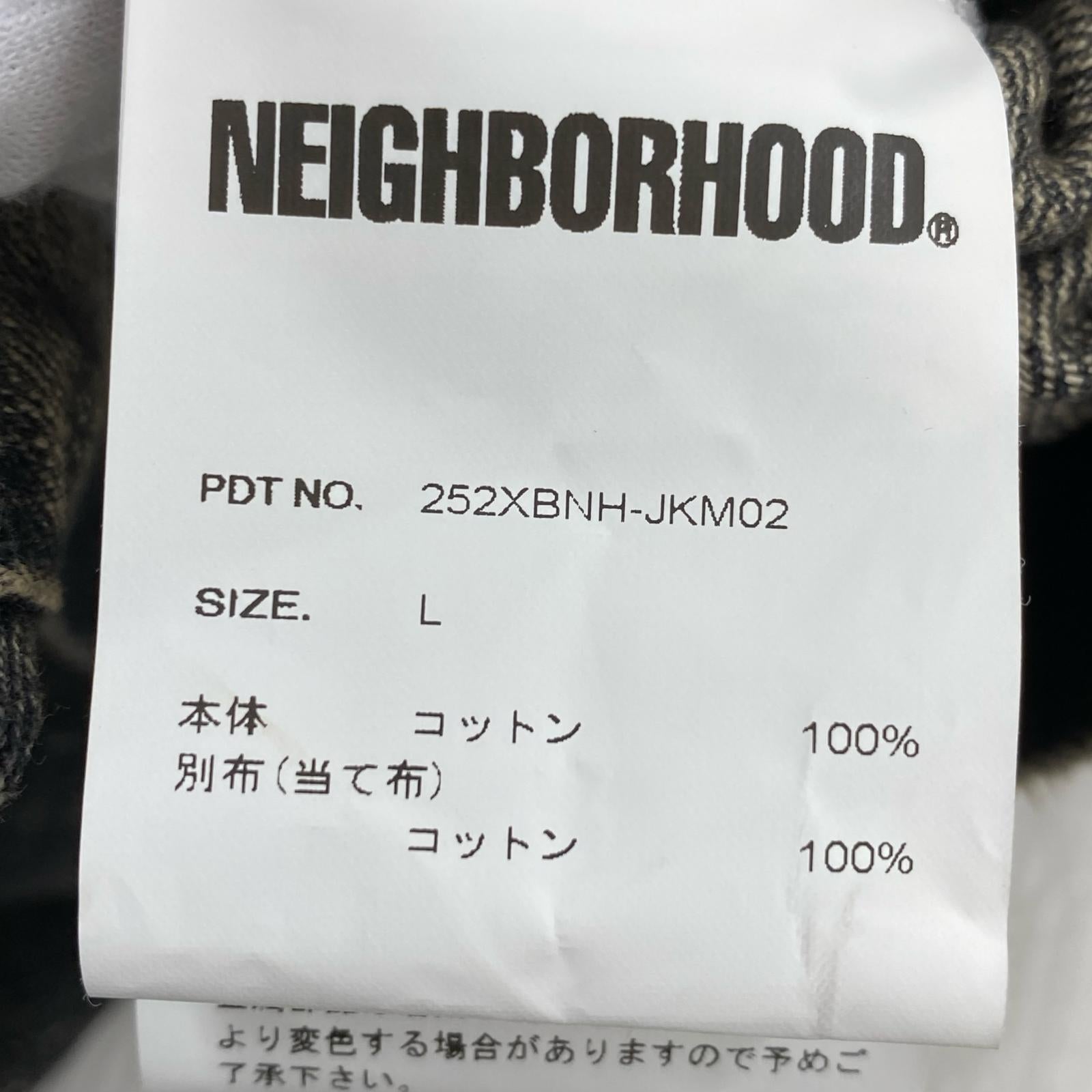 デニムジャケット 252XBNH-JKM02 L ブラック