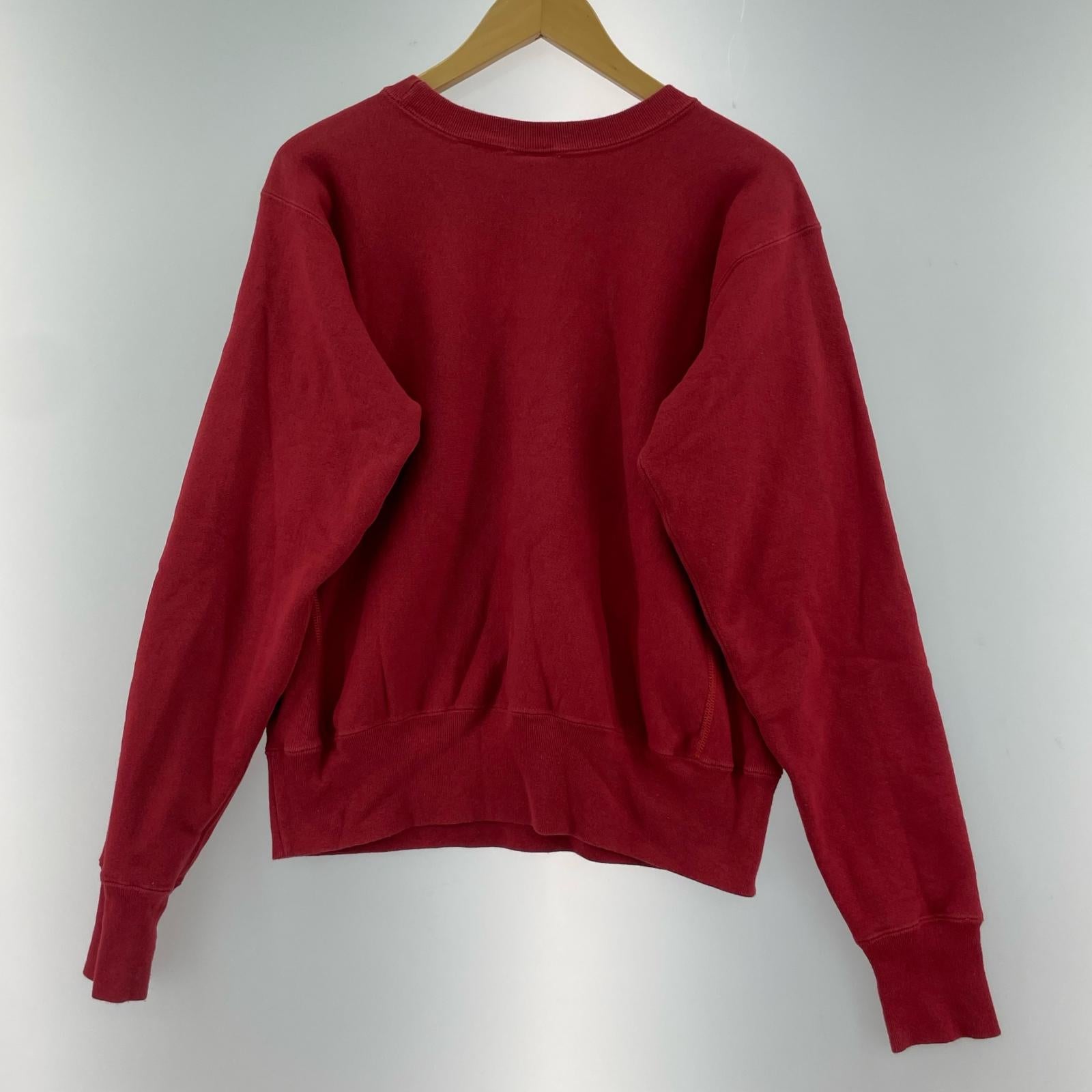 スウェット Champion リバースウィーブ USC USA製 赤 (M) M レッド