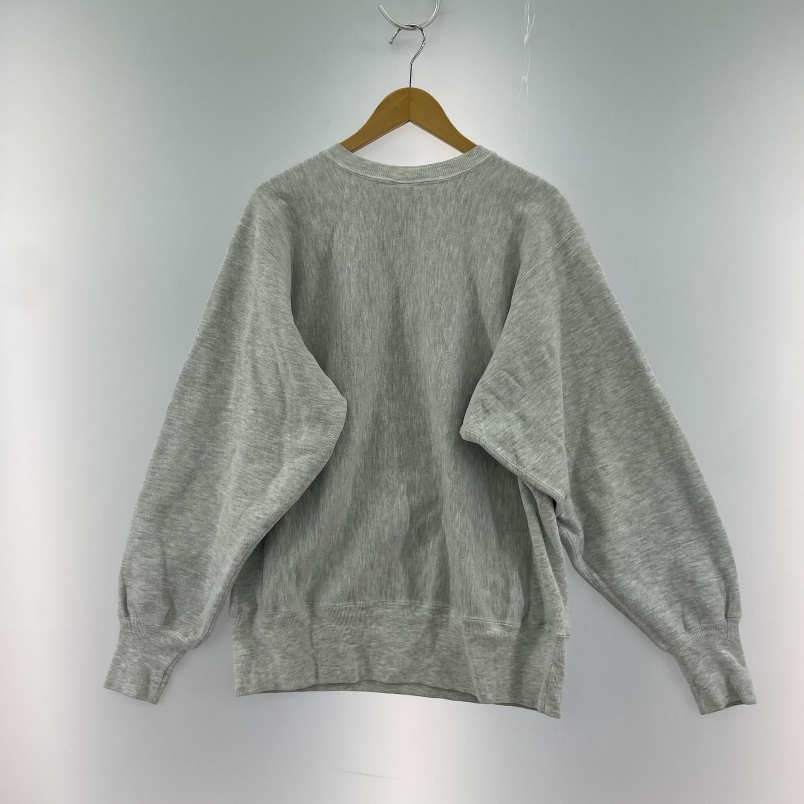 スウェット Champion リバースウィーブ カレッジロゴ グレー (L) L グレー
