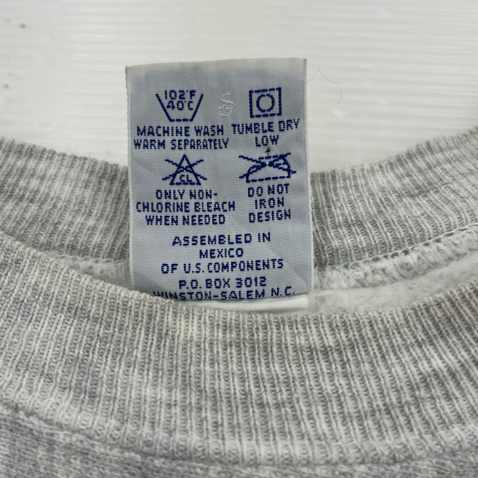 スウェット Champion リバースウィーブ カレッジロゴ グレー (L) L グレー