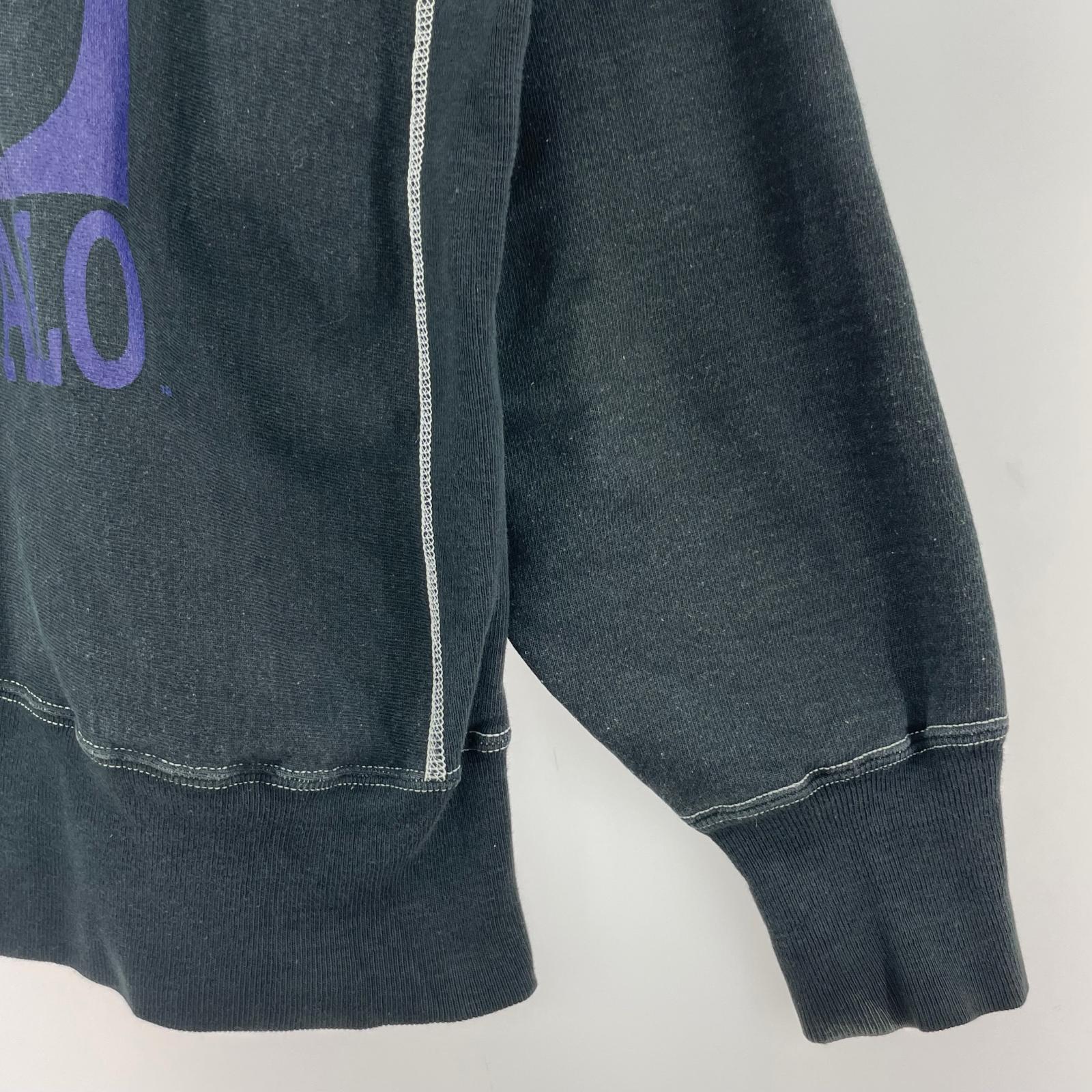 スウェット Champion リバースウィーブ カレッジロゴ 後染め (L) L ブラック