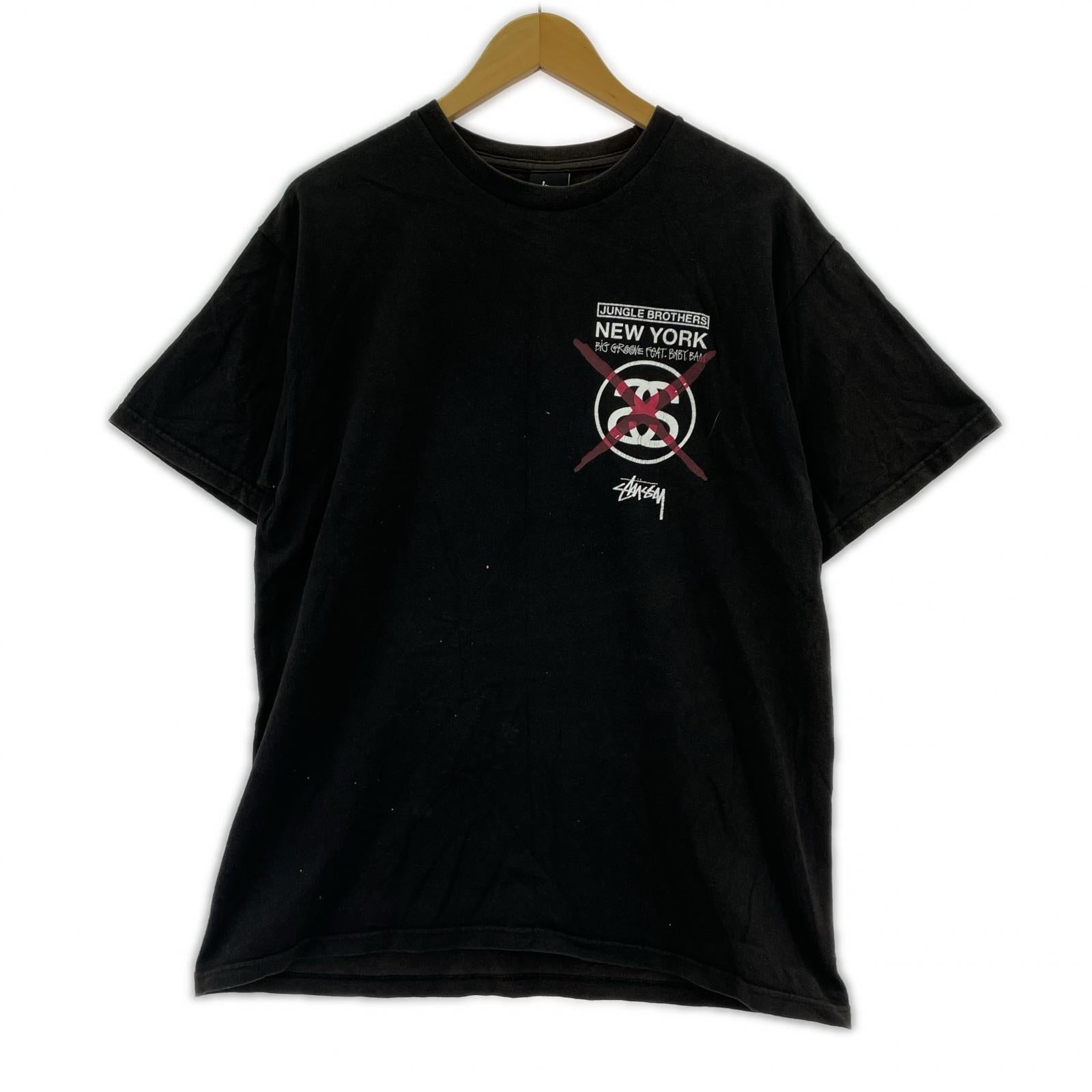 半袖Ｔシャツ STUSSY×Jungle Brothers S/S TEE 黒 (M) M ブラック