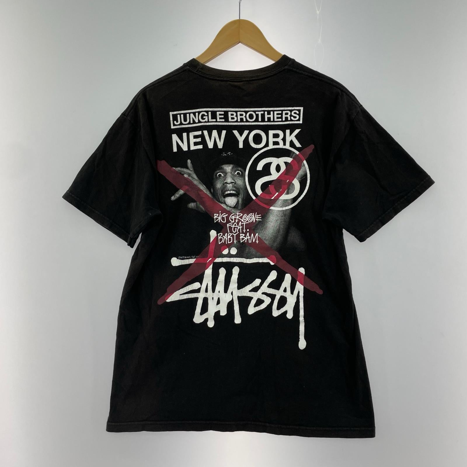 半袖Ｔシャツ STUSSY×Jungle Brothers S/S TEE 黒 (M) M ブラック