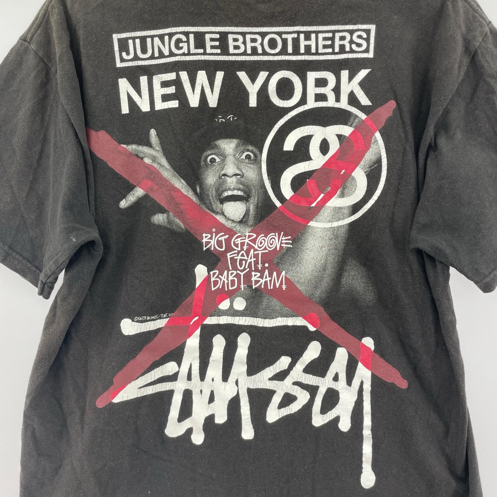 半袖Ｔシャツ STUSSY×Jungle Brothers S/S TEE 黒 (M) M ブラック