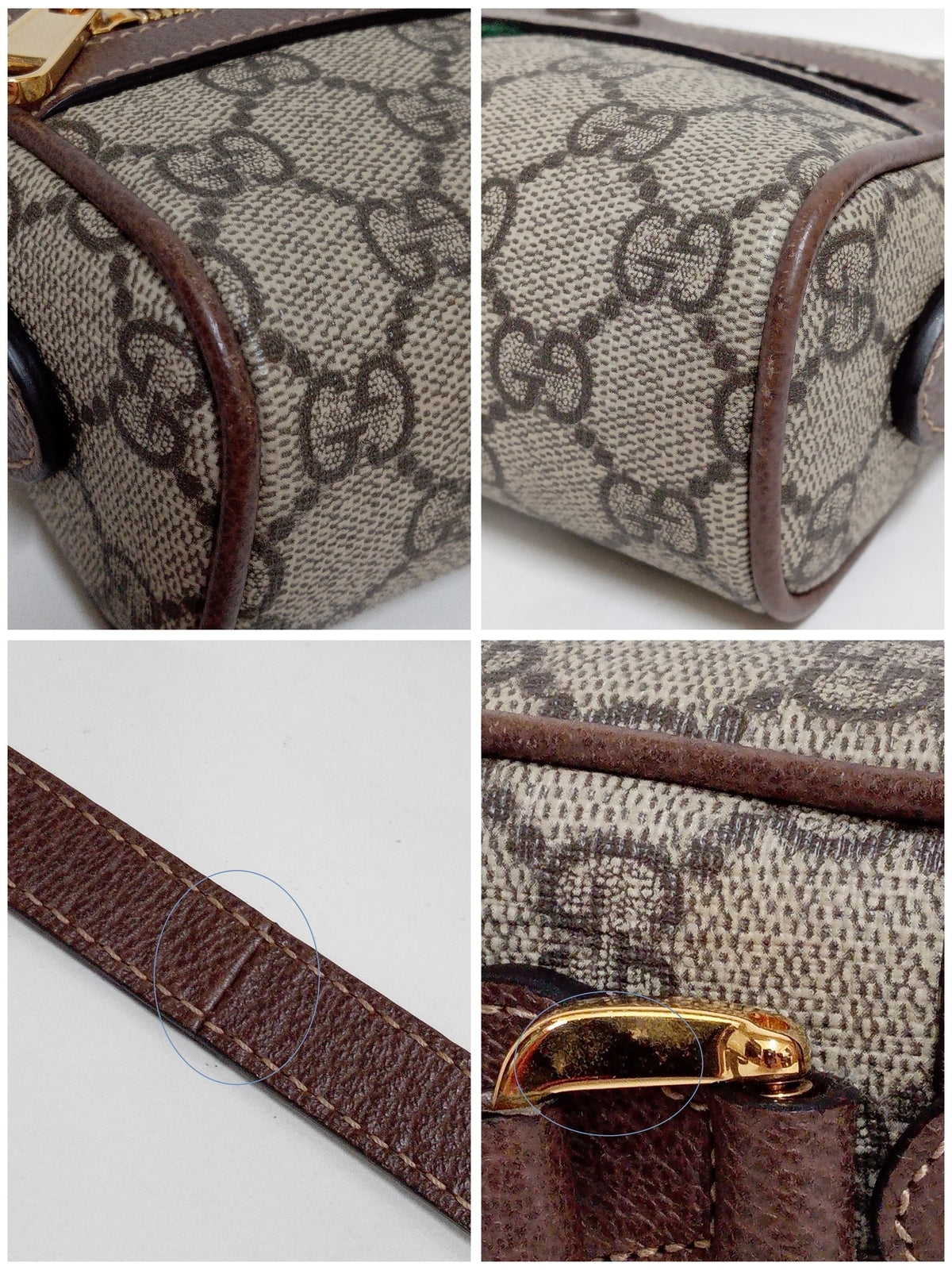 GUCCI GGｽﾌﾟﾘｰﾑ ｼｪﾘｰﾗｲﾝ ﾐﾆｼｮﾙﾀﾞｰﾊﾞｯｸﾞ