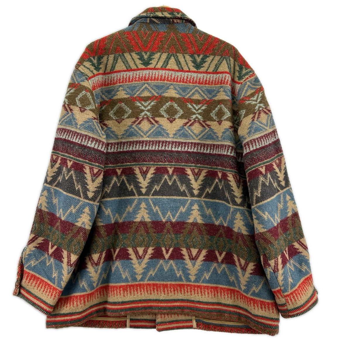 ジャケット 80s POLO RALPH LAURE ﾈｲﾃｨﾌﾞ柄 ｳｰﾙｼﾞｬｹｯﾄ M