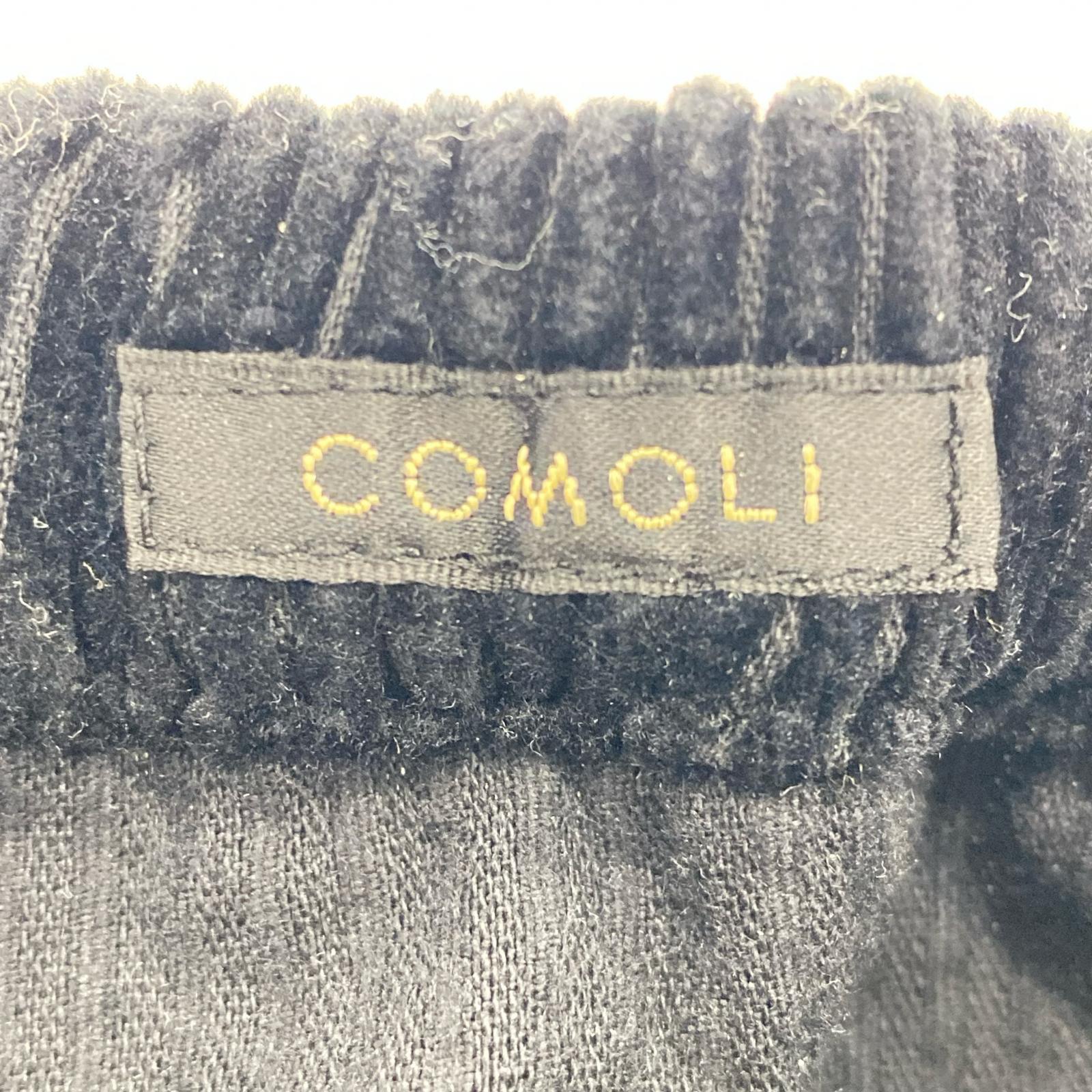 パンツ COMOLI 24AW コーデュロイドローストリングパンツ A03-03018 ブラック 2 ブラック