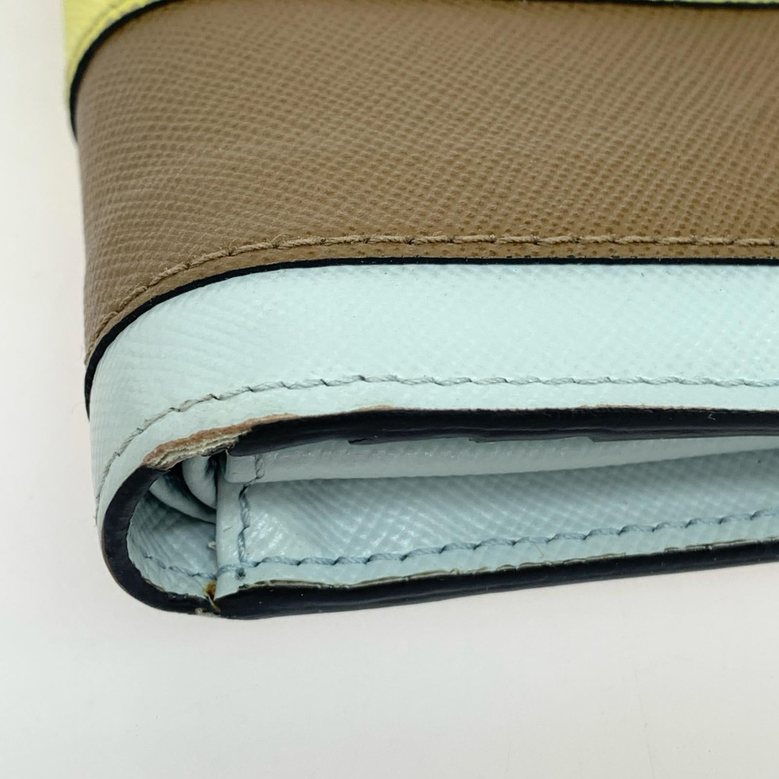 コンパクトウォレット MARNI トランク バイフォールド コンパクトウォレット マルチカラー マルチカラー